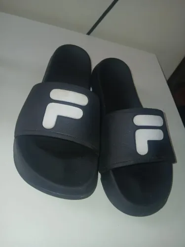 Chinelo Fila Drifter Slide Original Preto - Muito Conservado