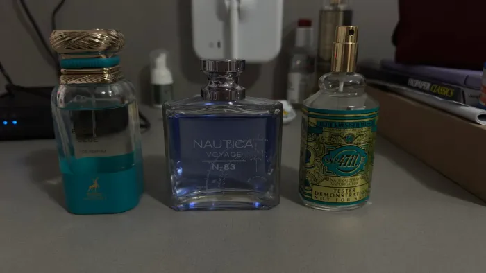 kit 3 perfumes pacific blue voyage n83 n4711
