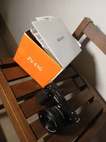 Câmera Sony ZV-E10 nova caixa aberta garantia original 6 meses