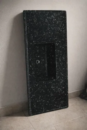 Tampo bacia de pia mármore 120x50 cm