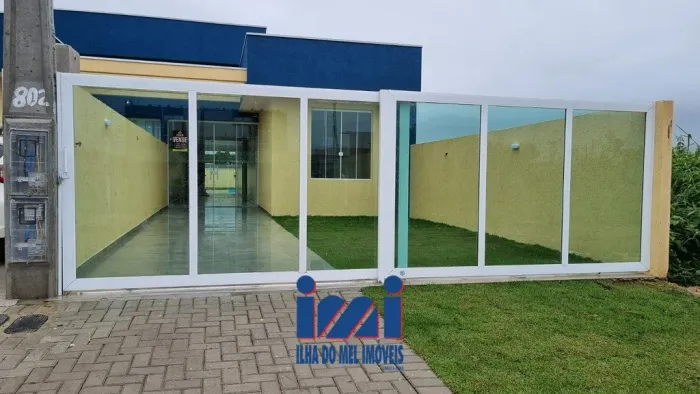 Casa Guaratuba Baln. Eliana com piscina e terreno