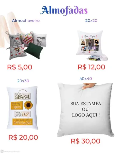 Almofadas personalizadas