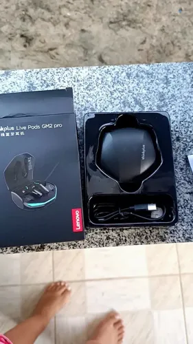 Fone de Ouvido Lenovo GM2 Pro - Bluetooth 5.3!