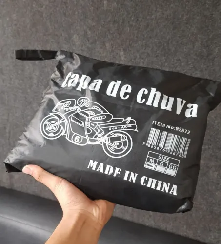 Capa de chuva tamanho M