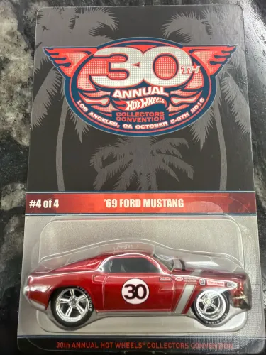 Hotwheels convenção 30 Th lós angeles ford Mustang 0147/1400
