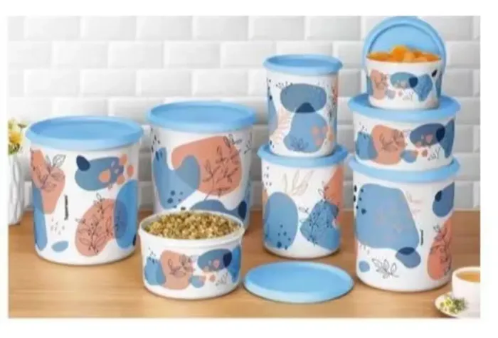 Kit 8 Potes Tupperware