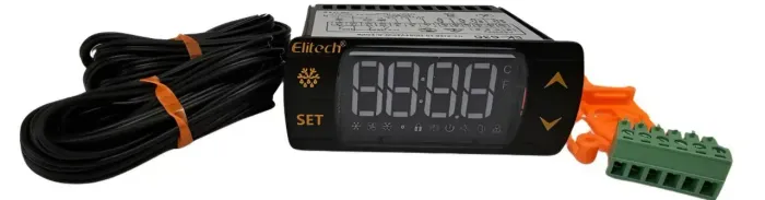 Controlador de Temperatura Elitech EK-630 Para Refrigeração Compatível TC-900 Bivolt