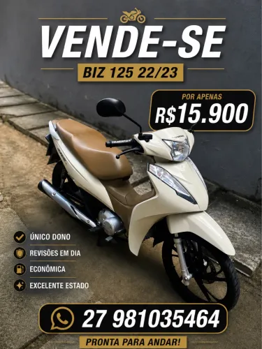 Biz 125 22/23 R$15.900