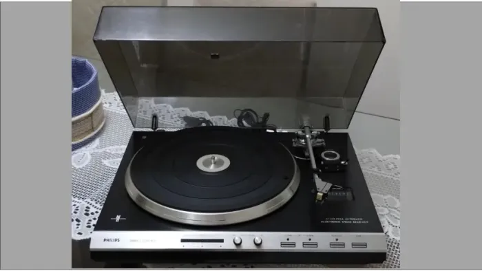 Toca Discos Philips Af829 Capsula Original Agulha Nova Vídeo
