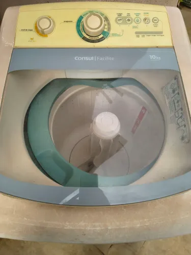 ? Máquina Consul 10kg funcionando! Trocar só botão de acionamento. Preço acessível ?