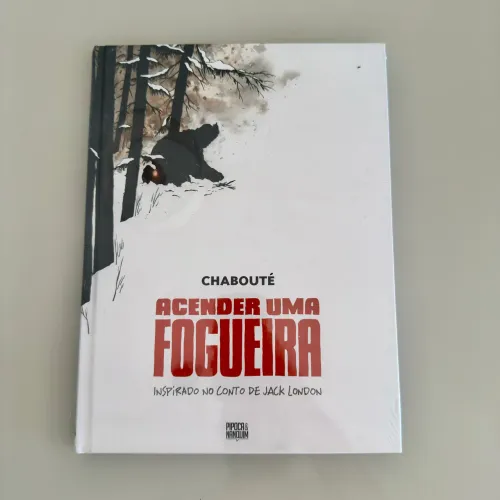 Quadrinho Acender uma fogueira - Pipoca e Nanquim