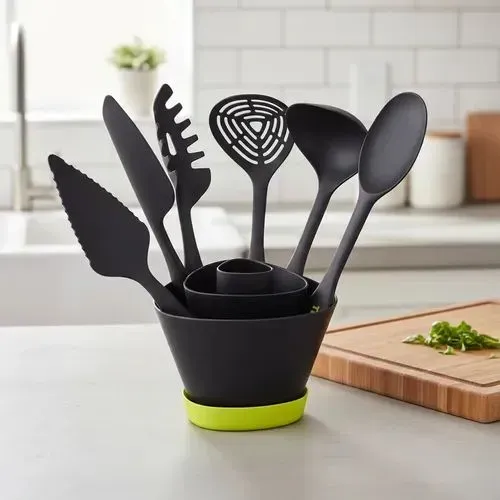 Conjunto utensílios 6 peças Tupperware com base