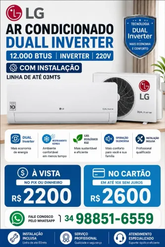Ar condicionado 12000 BTUs 