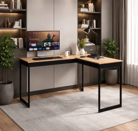 Mesa De Computador Em L