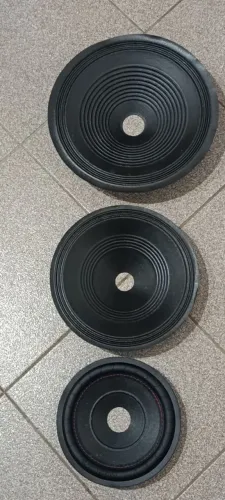 Cones para alto falante 8" 10" 12"