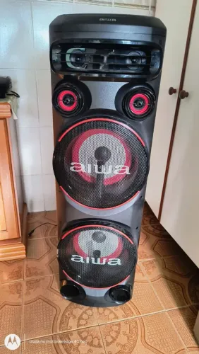 ? DESAPEGO RÁPIDO: Torre de Som AIWA na Caixa Original!
