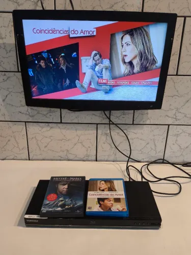 Blu-ray Samsung BD - D5100 + controle remoto e filme de brinde 