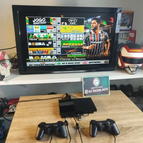 PS2 tunado personalizado 70 jogos