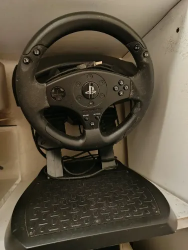 Volante Thrustmaster T80 Racing Wheel + Pedais - PS4 / PS3 / PC