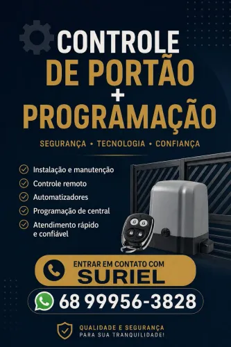 VENDA DE CONTROLE DE PORTÃO+ CONFIGURAÇÃO DE CONTROLE