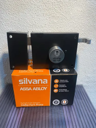 Fechadura portão sobrepor nova Silvana