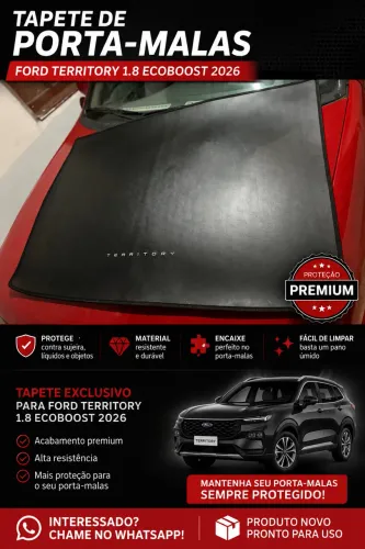 Tapete do porta-malas da Territory 1.8 EcoBoost 2026. . Produto novo!