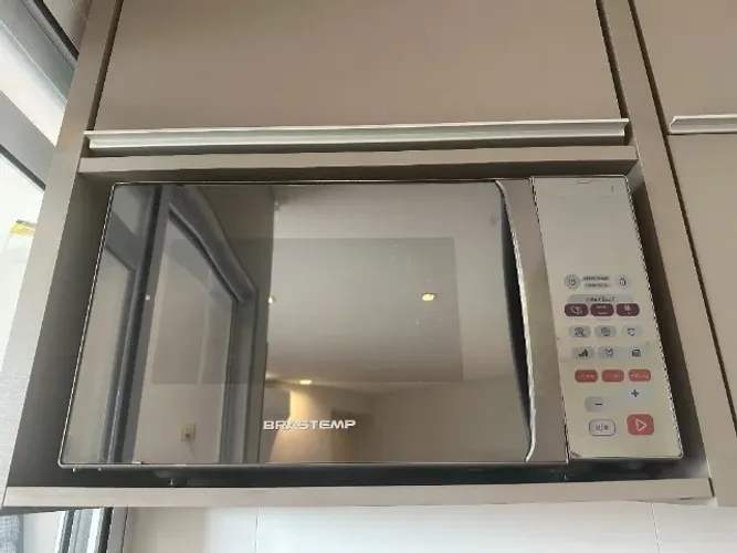 Microondas Brastemp Ative Inox Espelhado