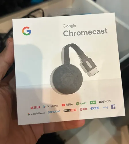 Chromecast 3a geração usado duas vezes