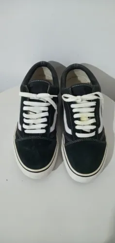 Tênis Vans Old Skool ( Black/ White ) original. Tam.38. Usado.