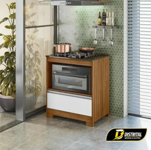 Balcão para Cooktop 4 Bocas NT 3110 1 Porta Oferta