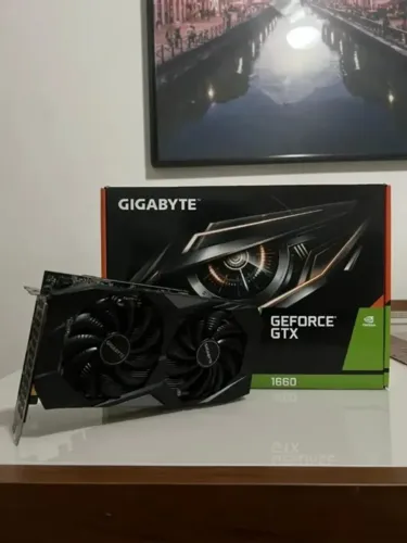 GTX 1660 nova,na caixa