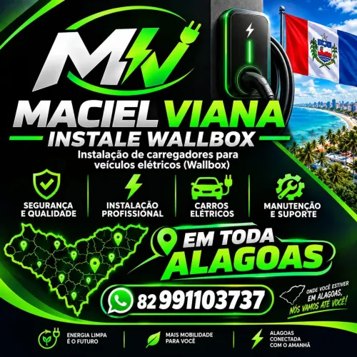 Instalação de wallbox Atendimento em toda Alagoas