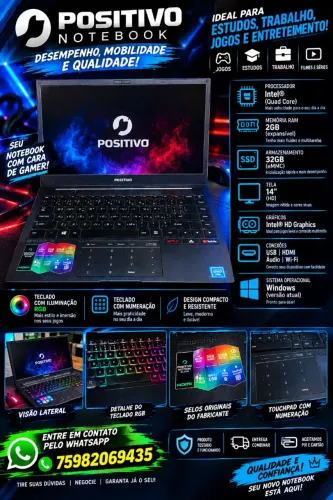 Notebook Gamer com Teclado RGB