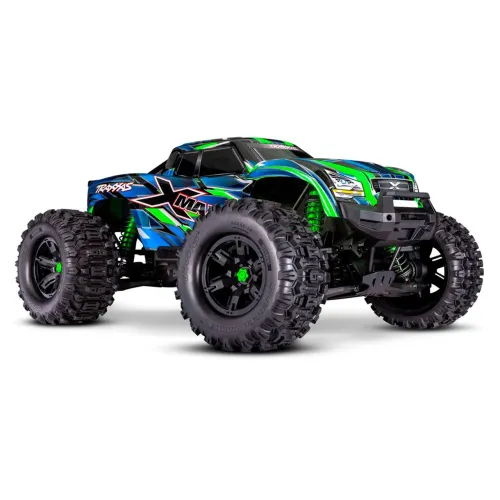 CARRO TRAXXAS X-MAXX BELTED BLX 8S TQI TSM GREEN 77096-4