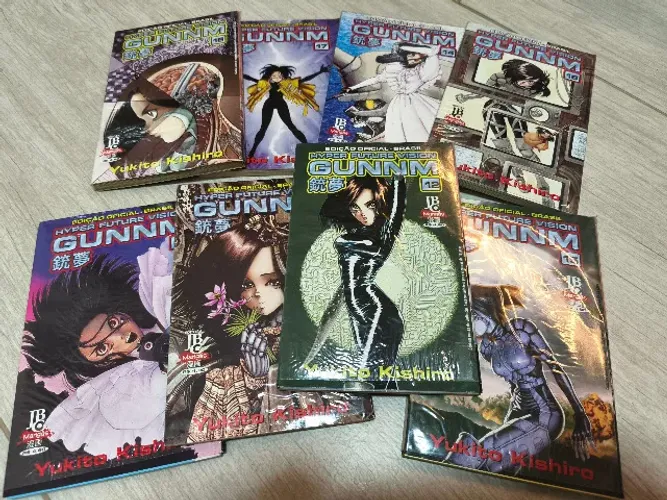 Coleção completa mangá Hyper Future Vision Gunnm (Battle Angel Alita) em bom estado