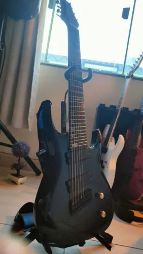 Guitarra 8 Cordas Multiscale - Custom Harley Benton (Negocio) 