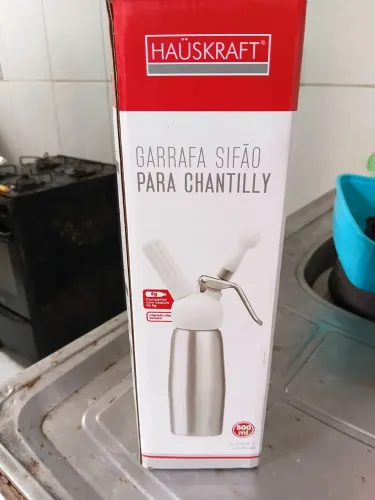 Garrafa sifrao para chantill