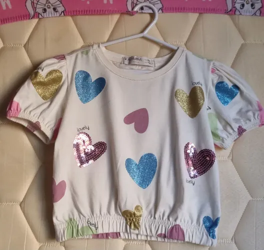 Cropped top infantil