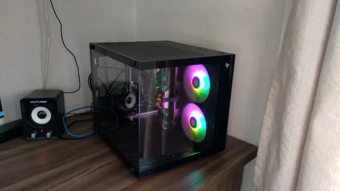 Cpu Gamer I3 3.30Ghz,8Gb Ssd 240Gb + 500Gb,Nvidia GT 730,Gabinete 2 Fans Rgb,Novo Na Caixa