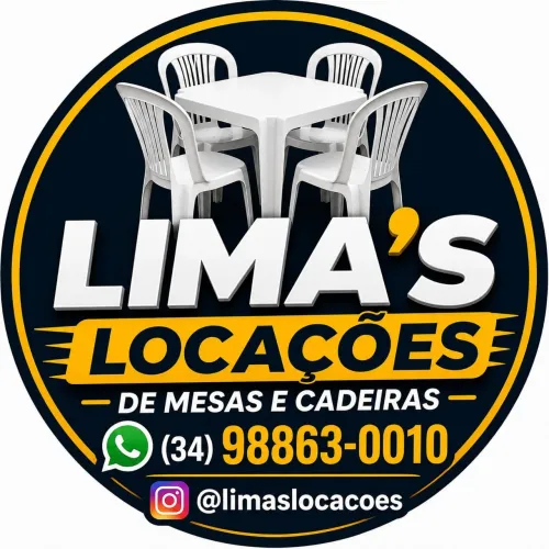 Locação/aluguel de Mesas e Cadeiras para Festas e Eventos | Limas Fretes e Locações