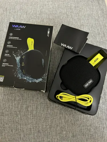 IMPERDÍVEL! Caixa de som Waak by Alok ME100 com Bluetooth