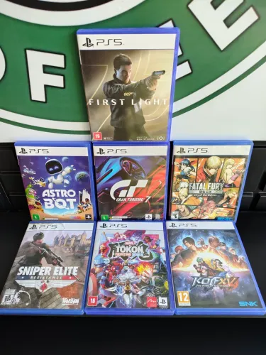 Jogos PS4 e PS5 mídia física