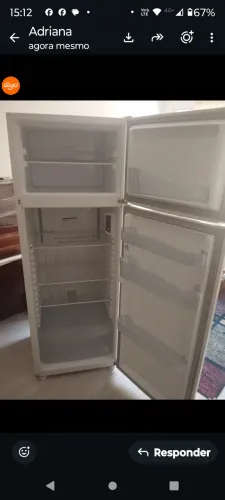 Vendo geladeira duplex Consul de 334 litros semi nova . Contato * wattsapp somen