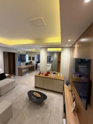 APARTAMENTO 2/4 SENDO 1 SUÍTE À VENDA, COM 74m² NO CONDOMÍNIO RESIDENCIAL JARDIM MARIANA