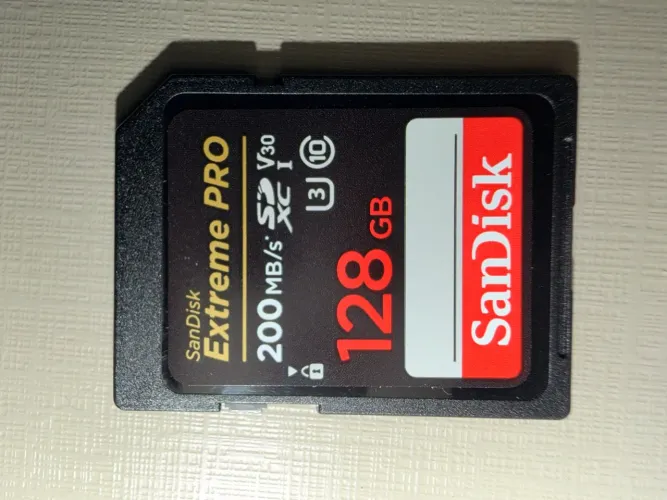 Cartao Sandisk Extreme Pro - 128 GB - pouco usado - original