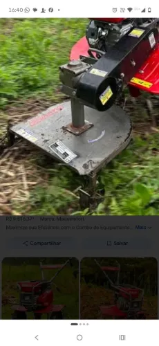 Roçadeira para tratorito