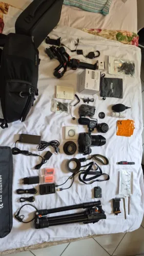Câmera Kit Profissional Sony ZV E10 Impecável