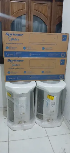 Vendo ar condicionado já instalado 18mil btus  obs: o valor e de cada um 