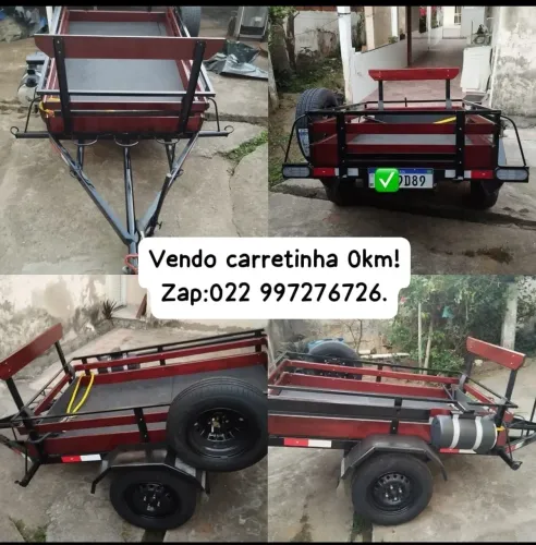 Vendo carretinha 0km! Divido no Cartão de crédito também!
