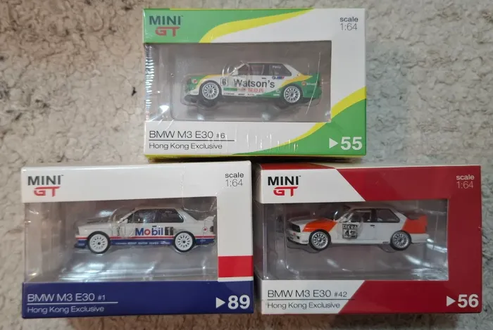 Mini gt BMW M3 E30 exclusivo Hong kong lacradas 
